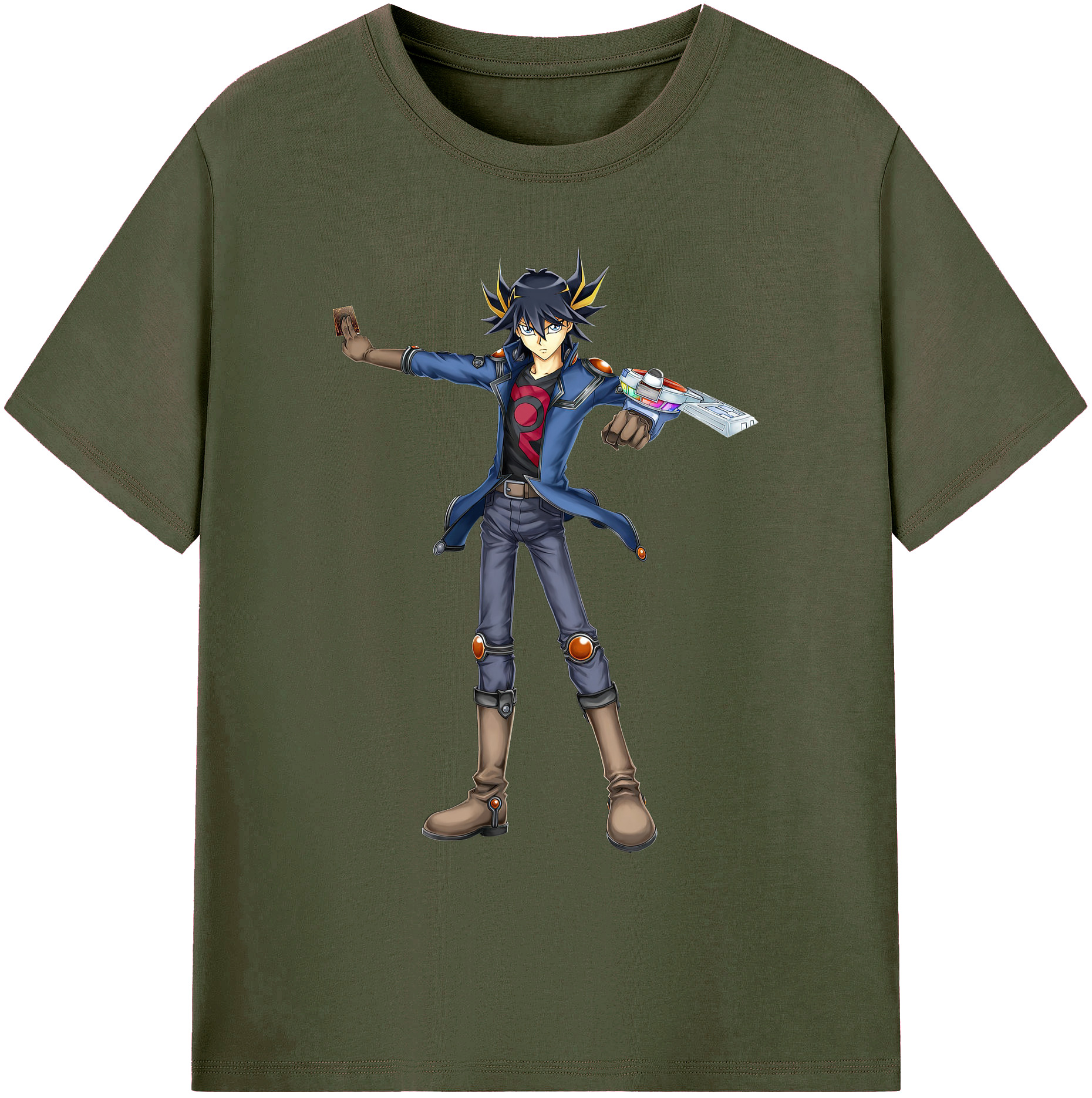 （画像用） 遊☆戯☆王 Yu-Gi-Oh! 綿100％ メンズ半袖Tシャツ｜肌触りやわらか＆通気性